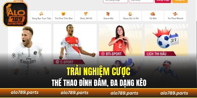Trải nghiệm cược thể thao đình đám, đa dạng kèo